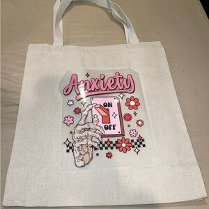 Anxiety On Tote Bag